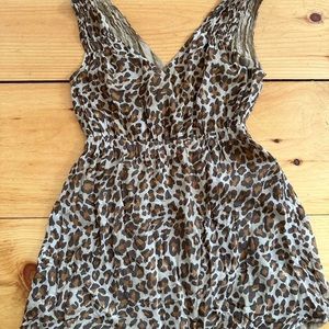 Calypso St Barth Leopard mini dress